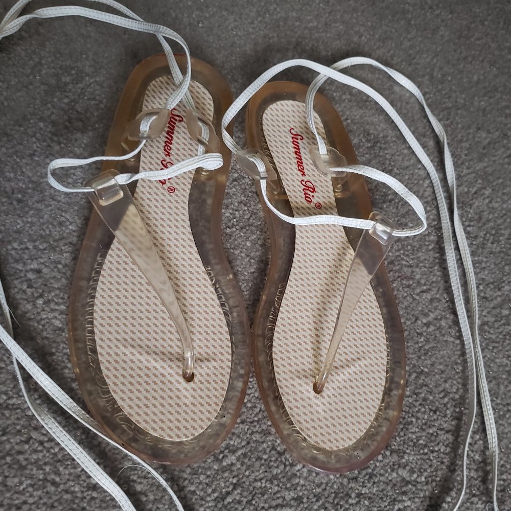 Jelly Summer Rio Sandals Sz 8